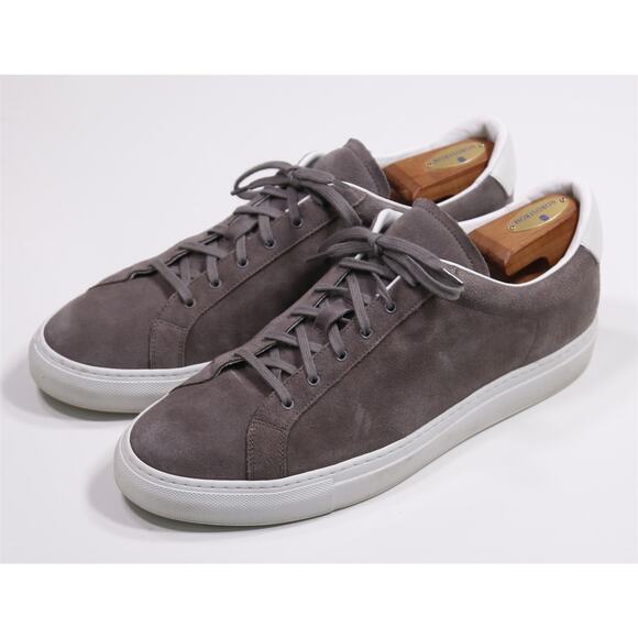 Common Projects Gray Suede Low Top Sneakers 46 - US 13 - Picture 2 of 11